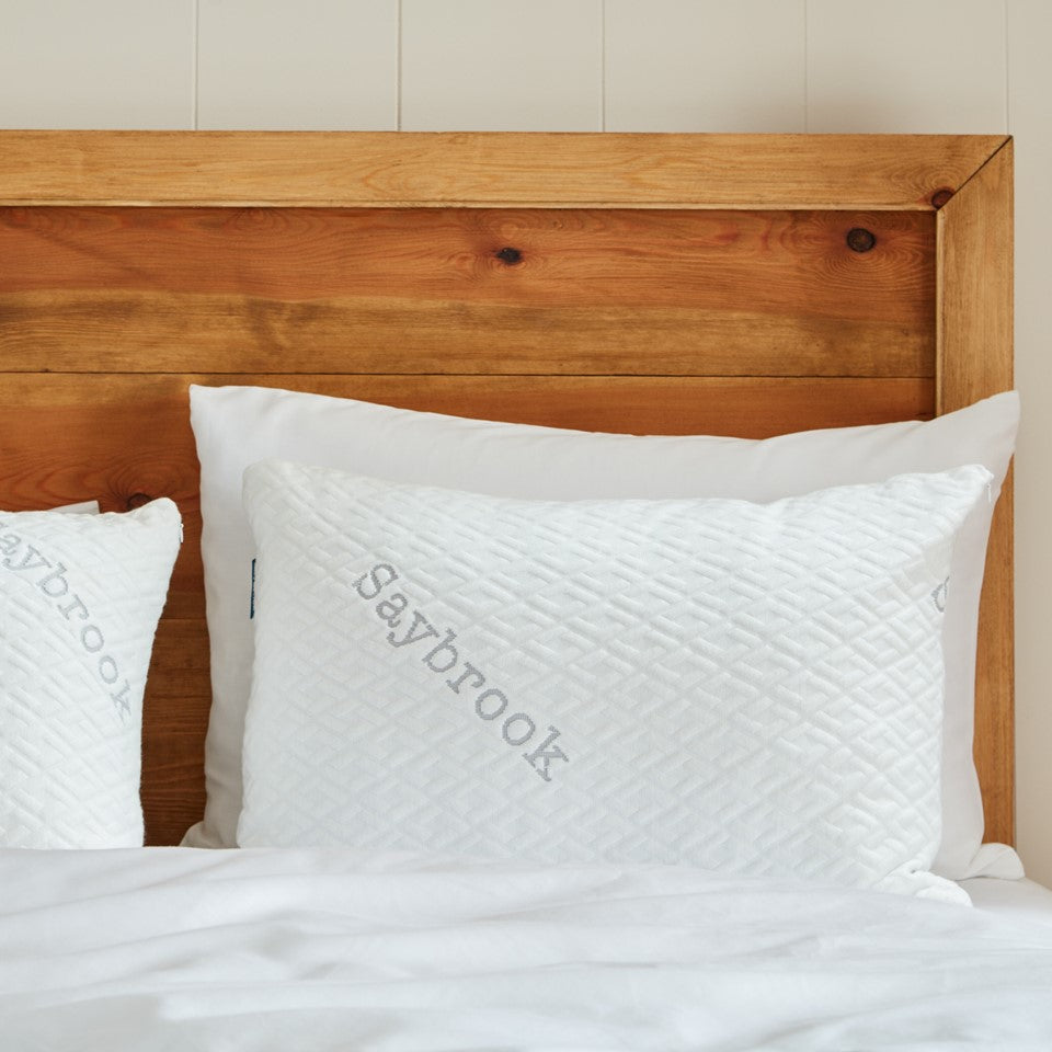 Saybrook Pillow Against Headboard